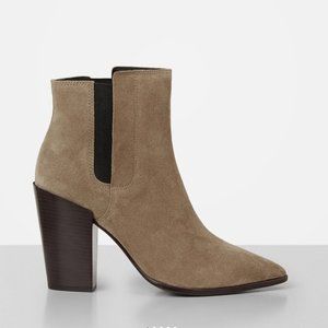 AllSaints Senta Suede Leather Boots sz 6.5